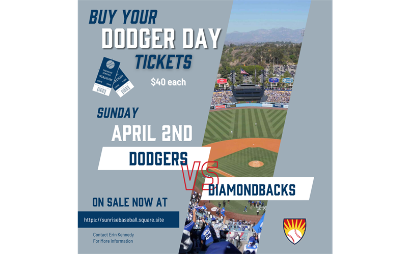 Buy Your Dodger Day Tickets Today!