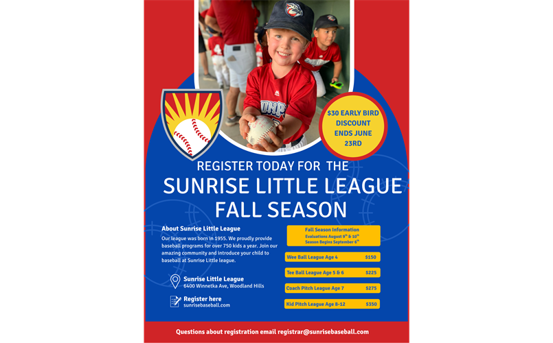 Fall Registration Opens May 16th!